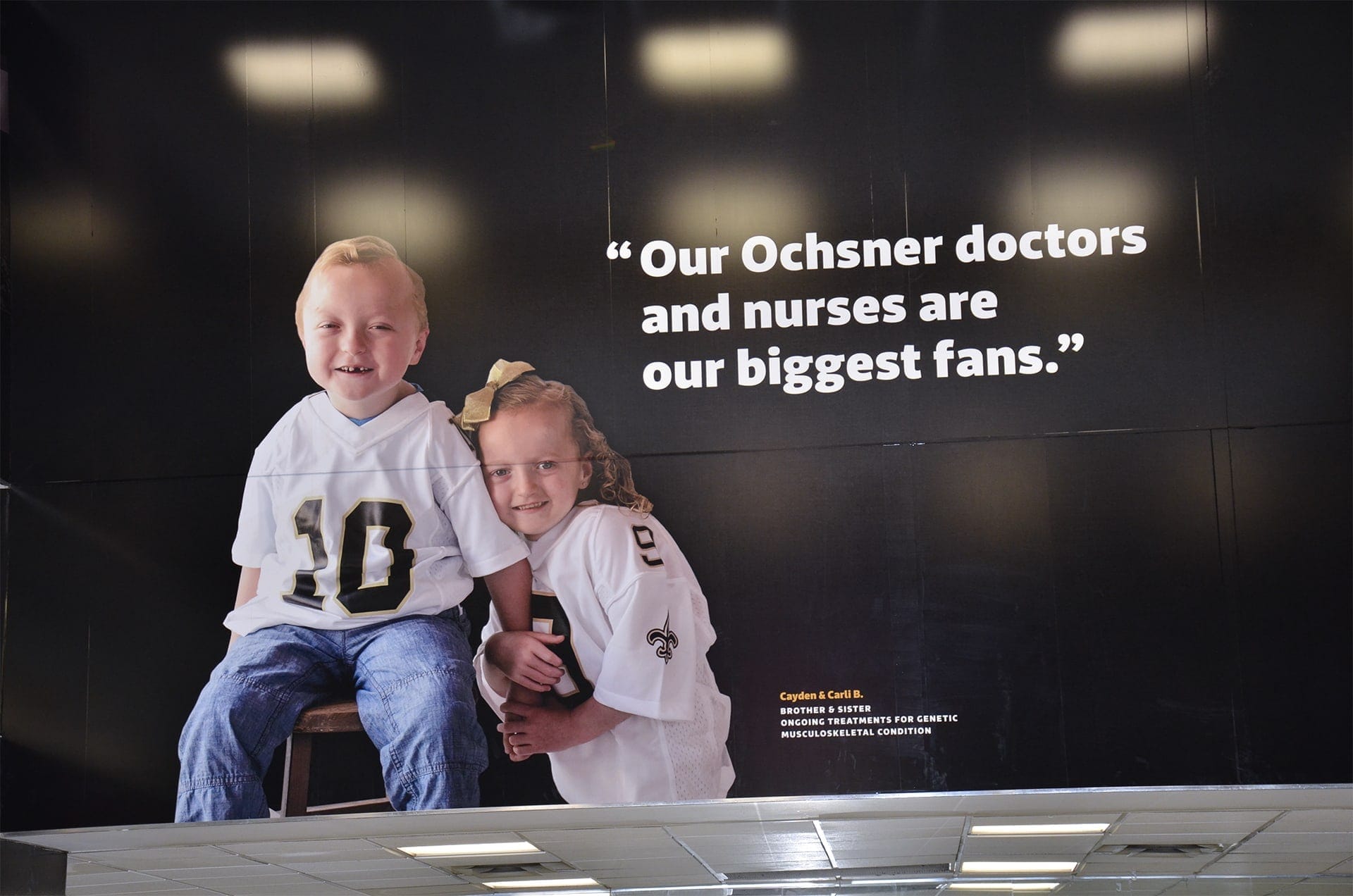 Ochsner Superdome Signage