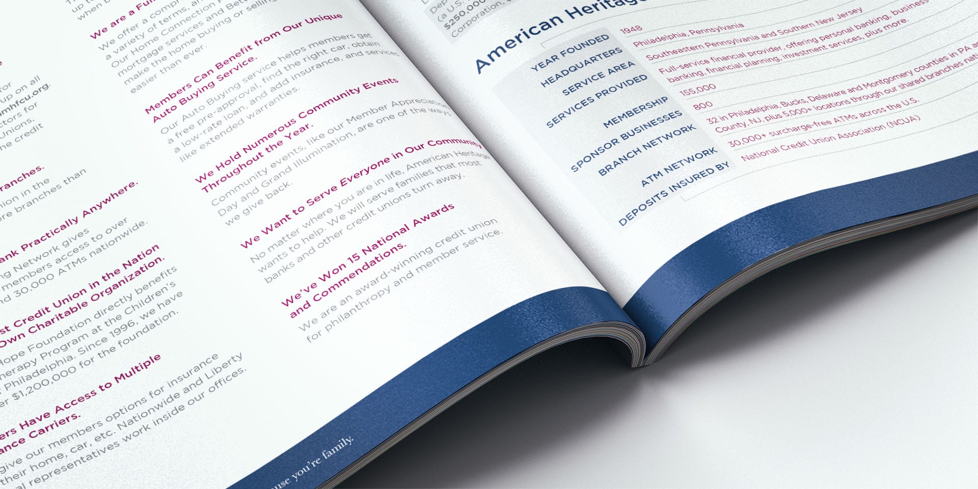 Employee Guide inner spread closeup